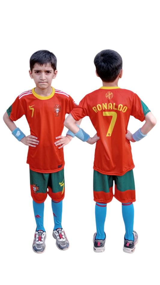 PORTUGAL - Kids RONALDO Football Kit ⚽ Premium Quality Sports Jersey