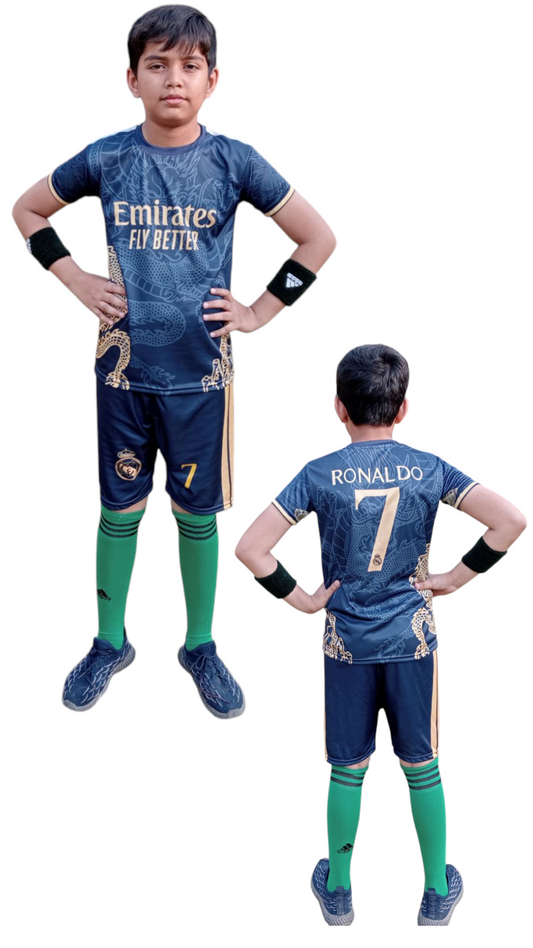 Ronaldo Dragon Football Kit Blue ⚽ Football Sports Kit
