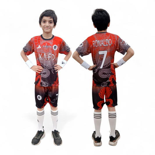 Red Dragon Legacy ⚽ | Cristiano Ronaldo Kids Football Kit 💜