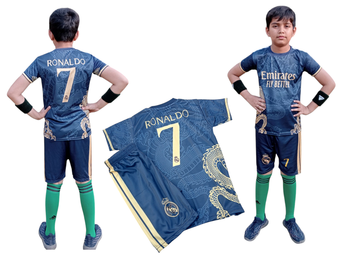 Ronaldo Dragon Football Kit Blue ⚽ Football Sports Kit