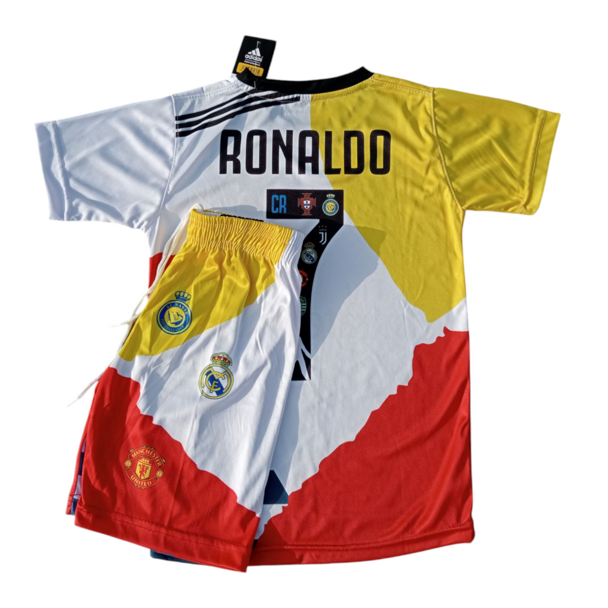 RONALDO All Club Logos Football Kit ⚽ Sports Jersey