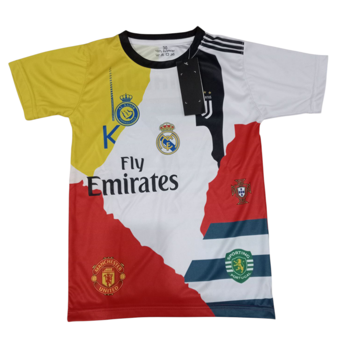 RONALDO All Club Logos Football Kit ⚽ Sports Jersey