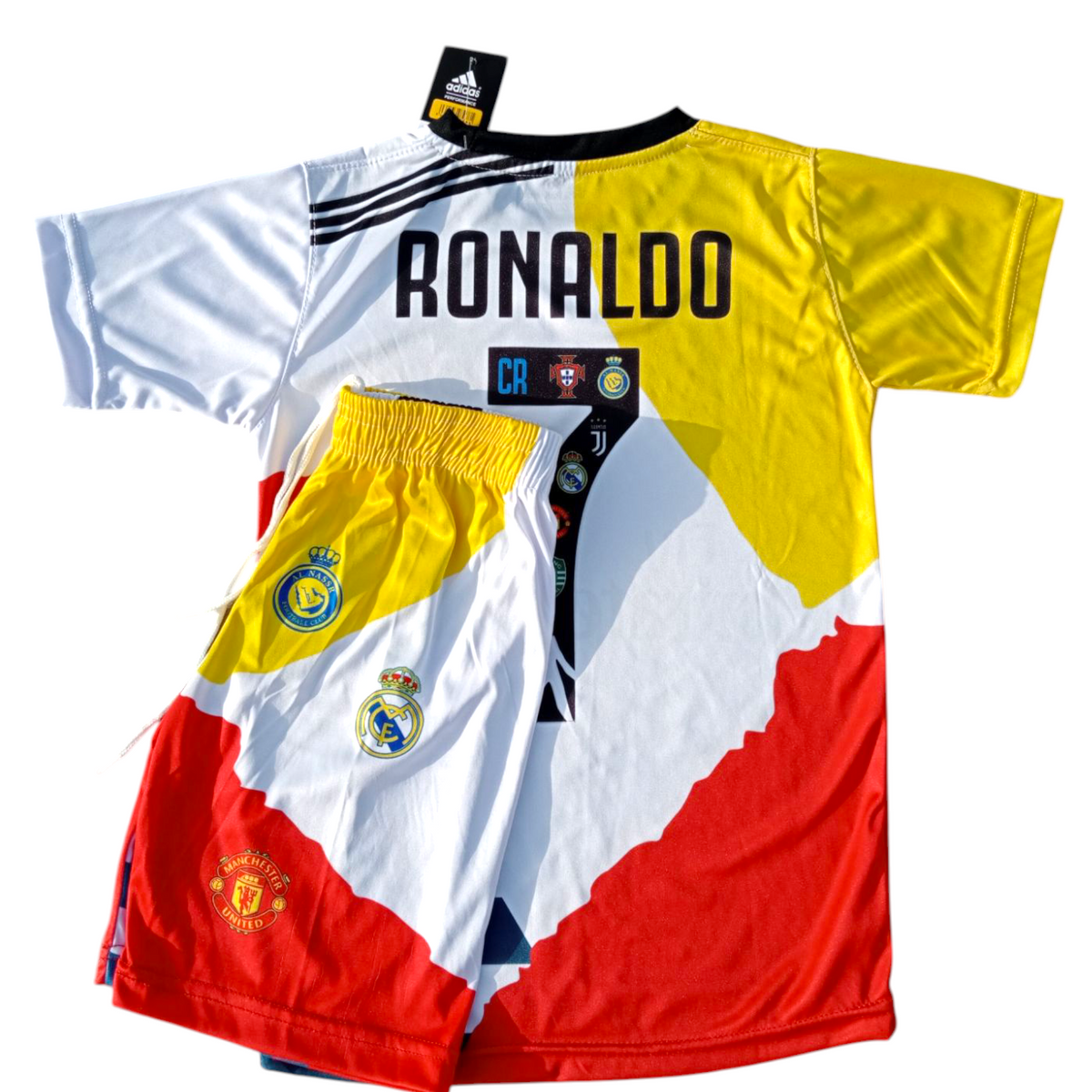 RONALDO All Club Logos Football Kit ⚽ Sports Jersey