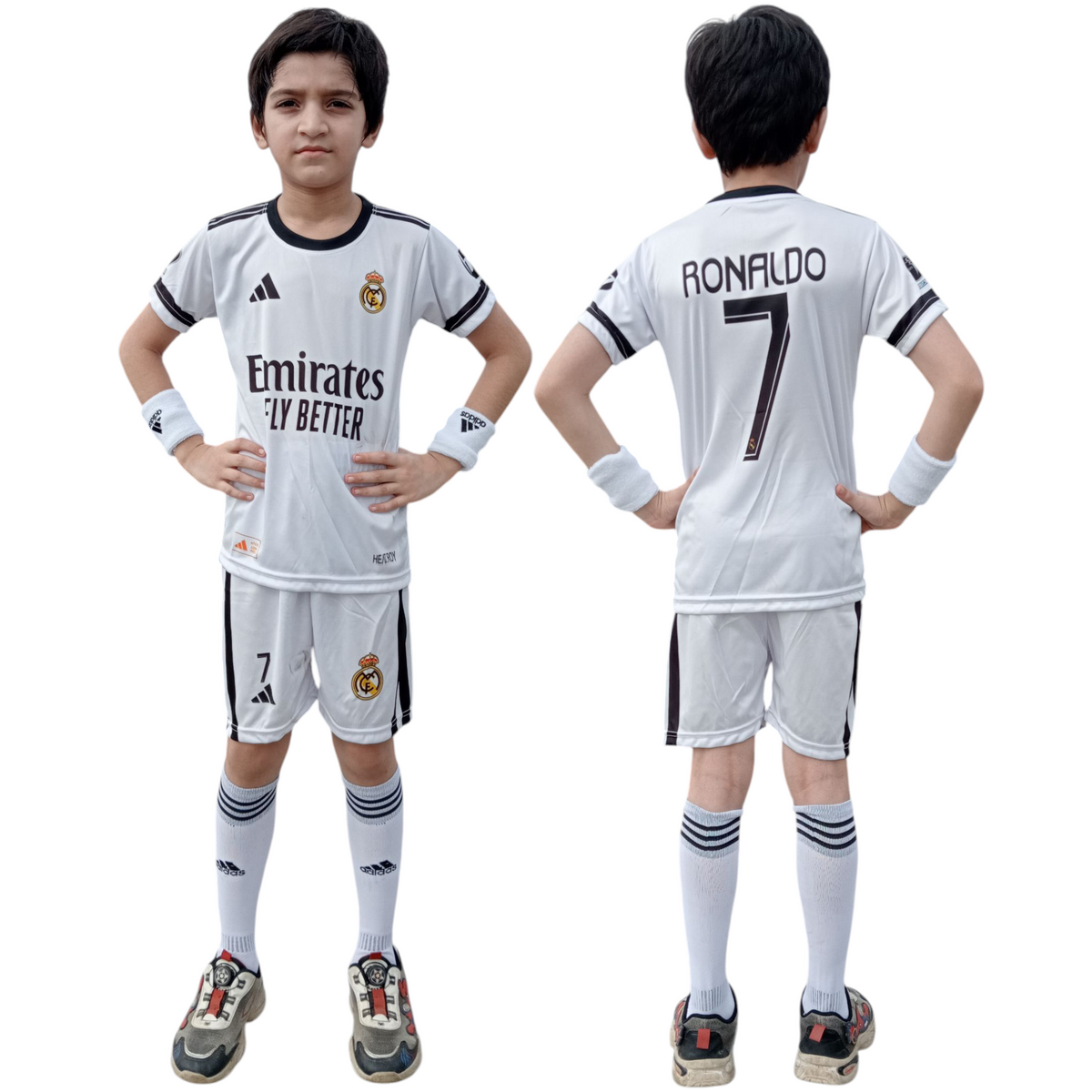 Ronaldo ⚽ Real Madrid White 2026 💜 Football Kit ⚽ Sports Jersey