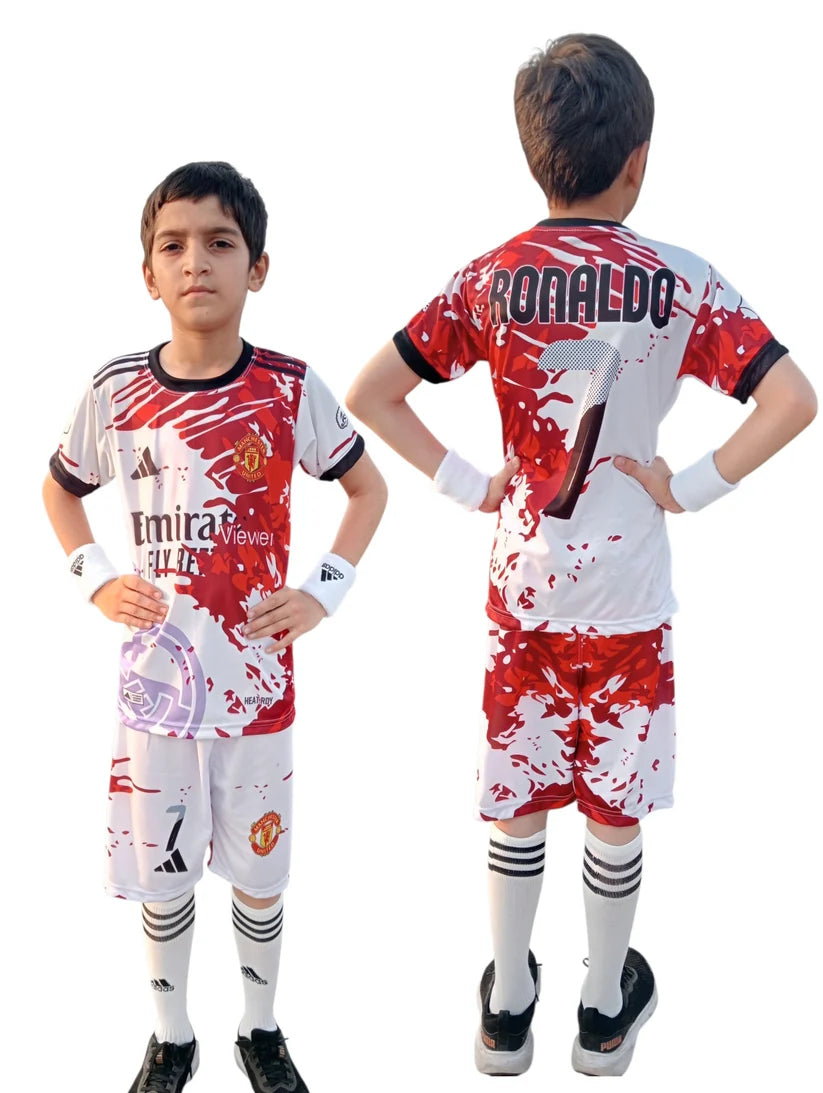 Manchester & Real Madrid United Ronaldo Football Kit ⚽ Sports Jersey