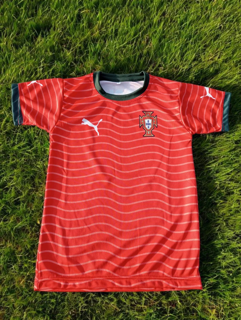 NEW PORTUGAL 2026 - Kids RONALDO Football Kit ⚽ Premium Quality Sports Jersey