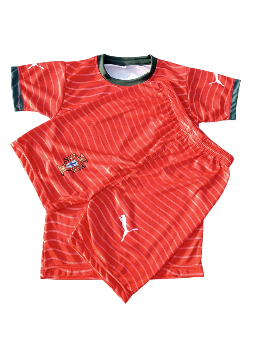 NEW PORTUGAL 2026 - Kids RONALDO Football Kit ⚽ Premium Quality Sports Jersey